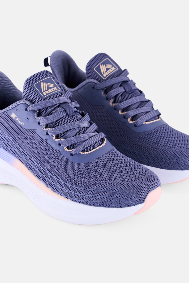 RBX Women Lace Up Hiking Shoes, Slate Blue - Image 3