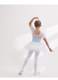 Loquat Squality Children's Dance Dress Training Dress Pure Cotton Ballet Dancing Dress For Children Blue  - Image 2