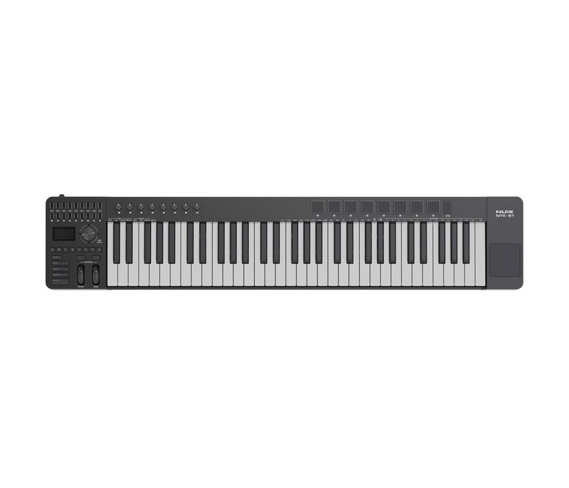 NUX NTK-61 Midi Keyboard Controller - Black - 3 Years Warranty - Image 1