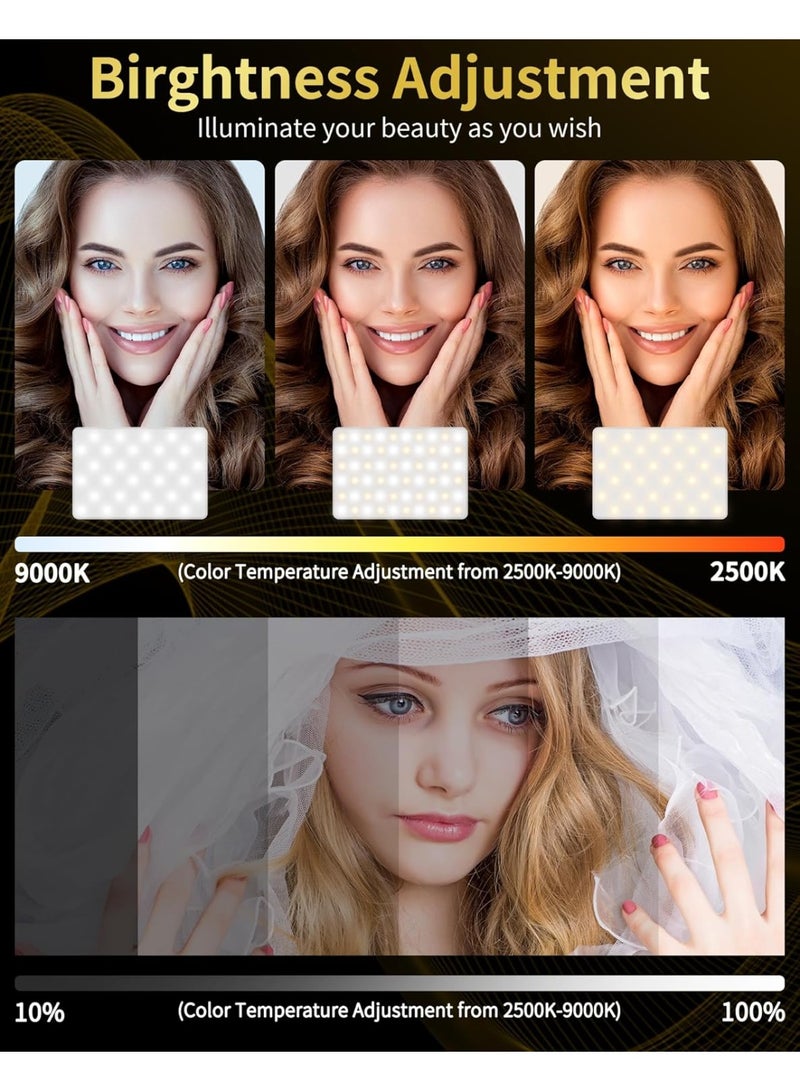 Phone Selfie Light with 120 LEDs – Clip-On Video Light with 3000mAh Rechargeable Battery – Ideal for Streaming, Video Calls & Mobile Photography - Image 2