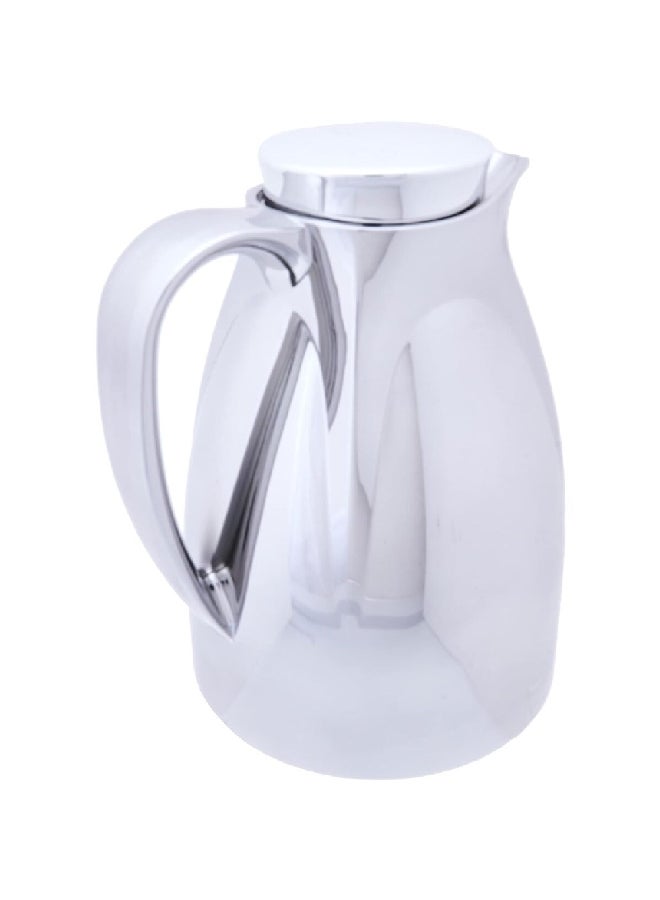 Valk Double Wall Wide Mouth Vacuum Flask with Anti-Leakage Cap Chrome 0.6 Liter 04-371 - Image 3