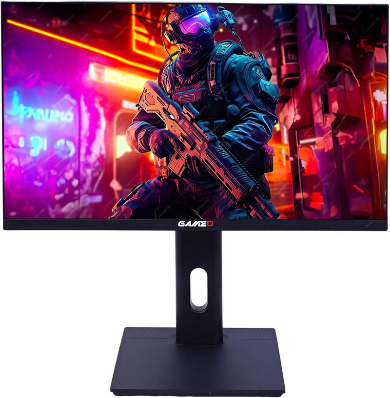 GAMEO MR24FHD200IPS 24-Inch Gaming Monitor – Full HD 1080p, IPS Panel, 200Hz Refresh Rate, 0.5ms Response, AMD FreeSync, Flat Screen, Black, ADJUSTABLE STAND - Image 3