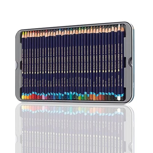 Derwent Inktense 36 Piece Water Soluble Colored Pencil Set - Image 2