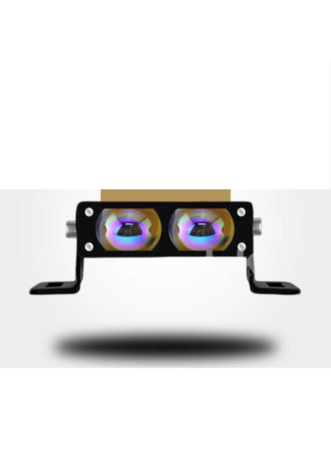 U17 Fog Lamp with Projector Lens, Black, Bracket Mount, Automotive Lighting - Image 1