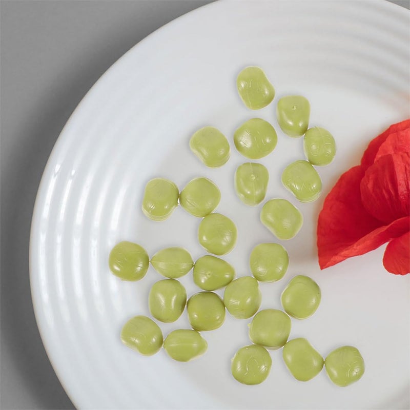 Spec compliant trusted quality MAGICLULU 50pcs Artificial Green Legume Decor, Simulated Bean Model, Plastic Faux Vegetable Props for Kitchen Shop Display, Home Photo Decoration, Miniature Lifelike Peas Bug proof seal - Image 4
