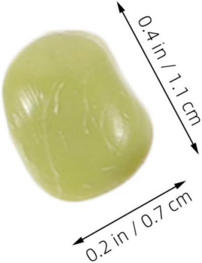 Spec compliant trusted quality MAGICLULU 50pcs Artificial Green Legume Decor, Simulated Bean Model, Plastic Faux Vegetable Props for Kitchen Shop Display, Home Photo Decoration, Miniature Lifelike Peas Bug proof seal - Image 2