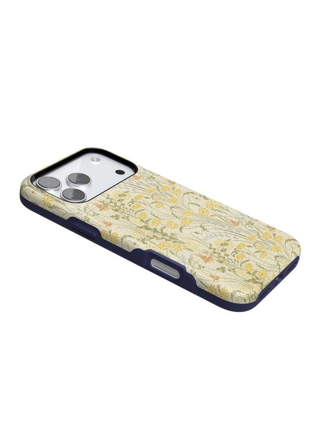 Casely iPhone 17 Pro Case | Boho Blooms | Golden Floral | Compatible with MagSafe | Bold Protective Design - Image 3