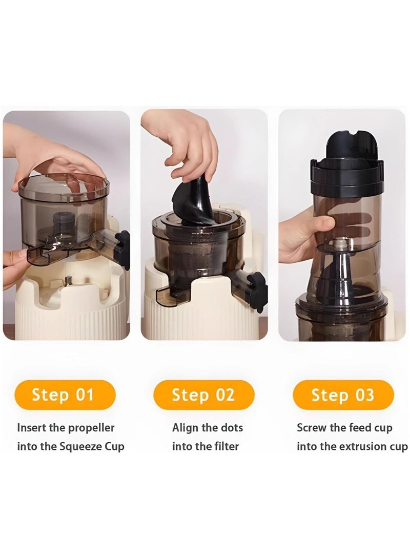 High-Performance Electric Juicer for Fruits and Vegetables | 200 Watts with Large 3.55 inch Caliber for Maximum Juice Yield  - Image 5
