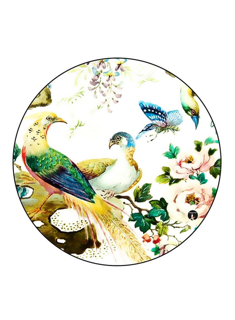 Birds Printed Mouse Pad  Multicolour