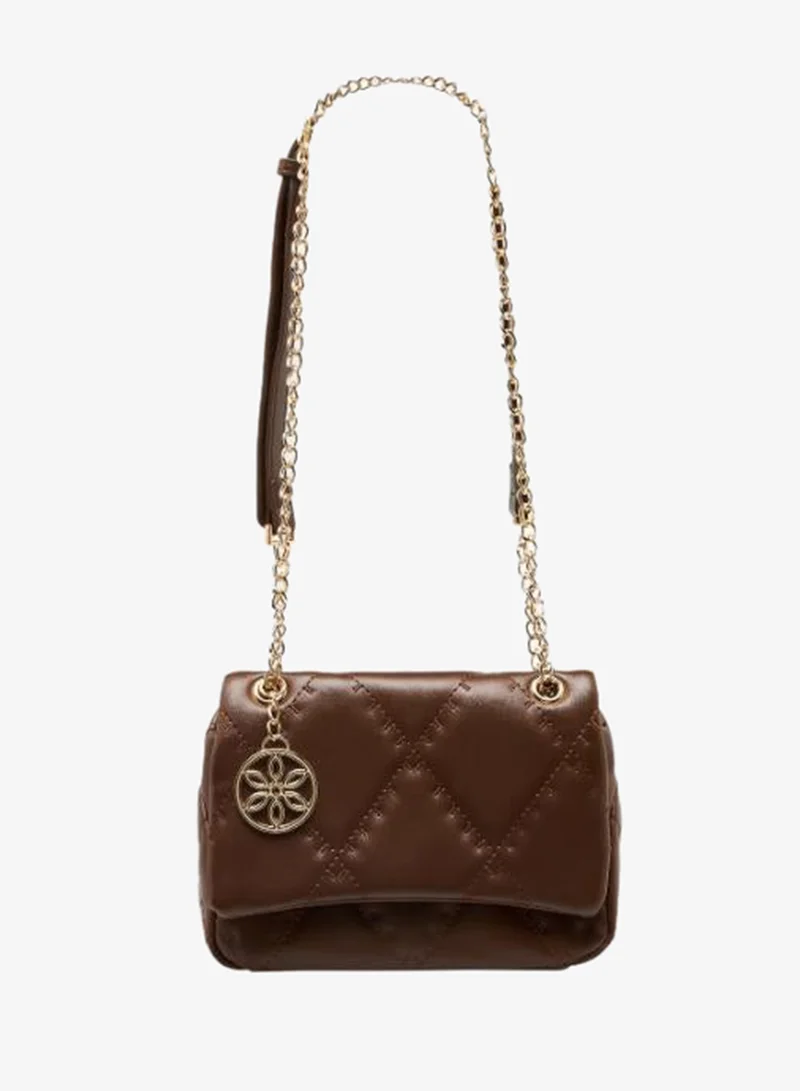Sasha Sasha Quilted Crossbody Bag with Chain Strap