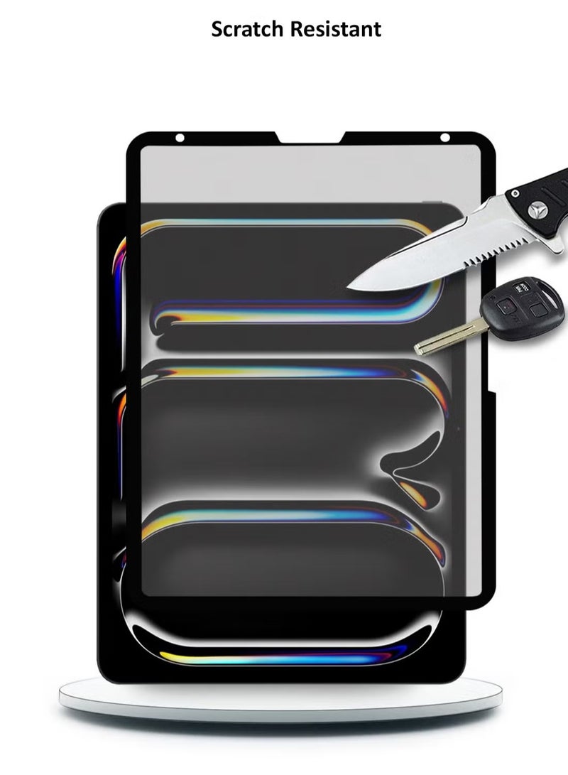 Raxoom Nano Ceramic Privacy For iPad Air 13" | iPad Pro 13" | Ultra-Wide Inch Full Cover Matte Flexible Screen Protector black  - Image 2
