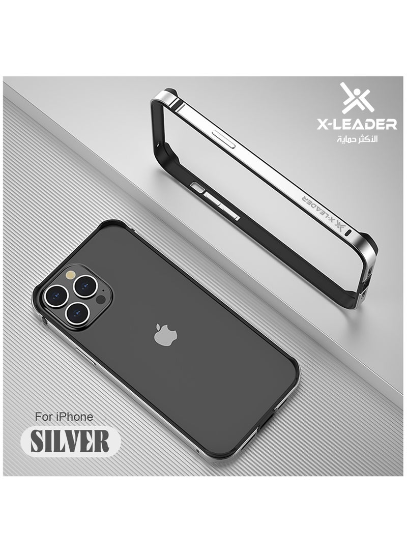x-leader IP 13 Pro Protective frame with elegant protective lenses with 100% protection for both (phone and camera)  - Image 1