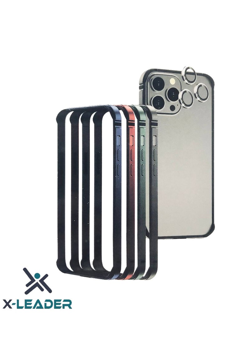 x-leader IP 13 Pro Protective frame with elegant protective lenses with 100% protection for both (phone and camera)  - Image 2
