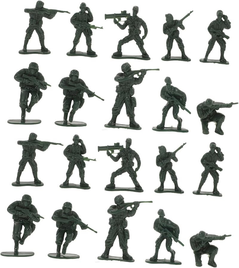 100 Pcs Miniature Soldier Action Figures Set For Collecting And Role Playing - Image 1