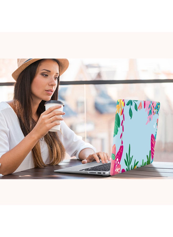 Generic - Suitable For Macbook Protective Case Apple Computer Notebook Pro16 Inch M1 Protective Cover Flower Series Shell-Color:KZ-496 Plum Blossom-Applicable Model:Pro/m1 13pro(/A2251/A2289/A2338) - Image 1