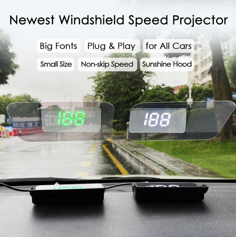 VJOYCAR Universal Car HUD Speedometer - Image 2