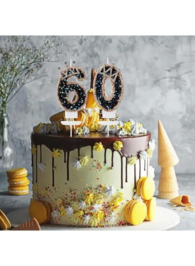 Birthday Candles for Cake, Number Candles for Birthday Cakes with Sparklers, 3.15" Large Cake Candles for Baby Girl/Boy Birthday, or Wedding Party Decorations (4#) - Image 4