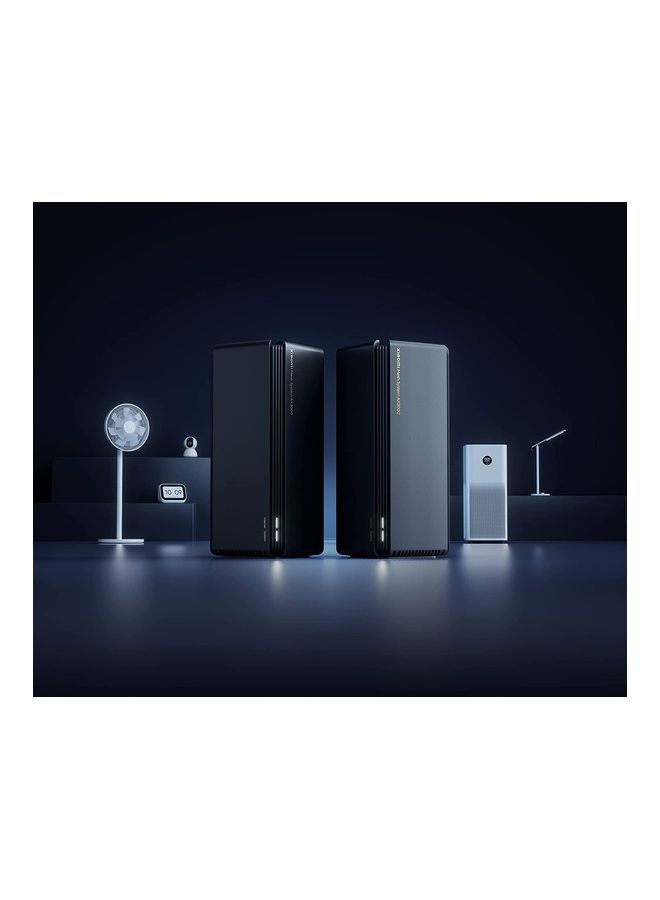 Xiaomi Mesh System AX3000 Wi-Fi 6 Router (2-Pack) 160MHz, speed up to 2976Mbps Black - Image 4