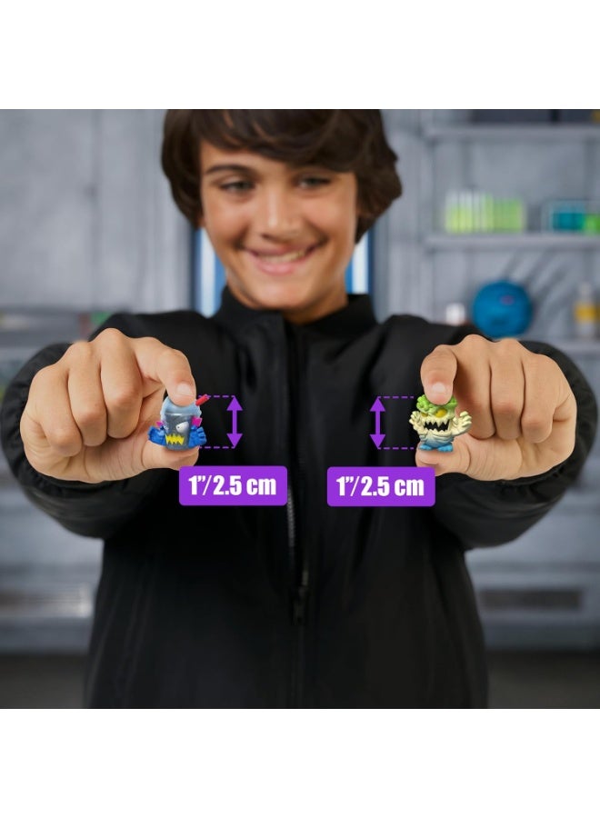 مستر بيست لاب سوارمز السلسلة 3 – عبوة مختبر 6 قطع للمجسمات القابلة للجمع – صندوق عرض الألعاب المفاجئة للأطفال وهواة الجمع - Image 4