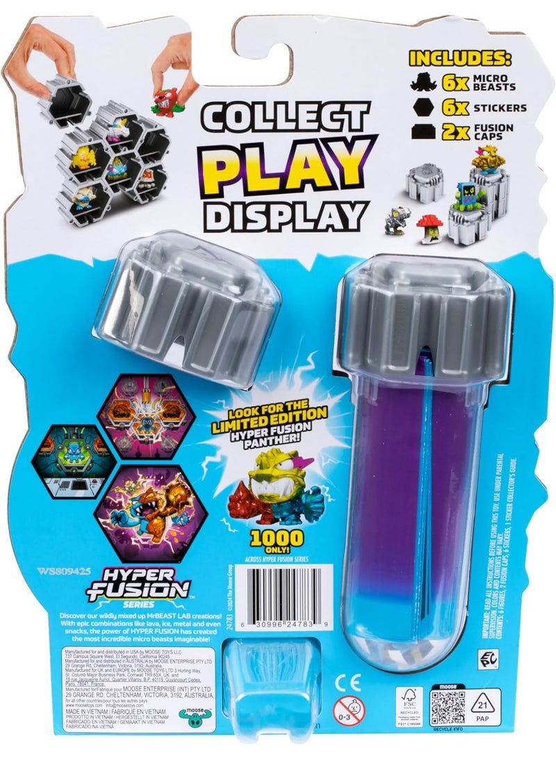 مستر بيست لاب سوارمز السلسلة 3 – عبوة مختبر 6 قطع للمجسمات القابلة للجمع – صندوق عرض الألعاب المفاجئة للأطفال وهواة الجمع - Image 2