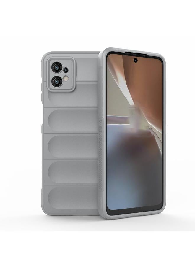 اس-توب جراب لهاتف Motorola Moto G32 Magic Shield TPU + جراب هاتف من الفلانيل - Image 1
