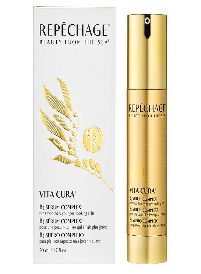Repechage Repêchage Vita Cura B3 Serum Complex – Hydrating Anti Aging Serum for Face, Neck & Décolleté, Lightweight, Non-Sticky, Absorbs Quickly – Serum Suitable for All Skin Types – 1.7 fl oz / 50 mL - Image 1