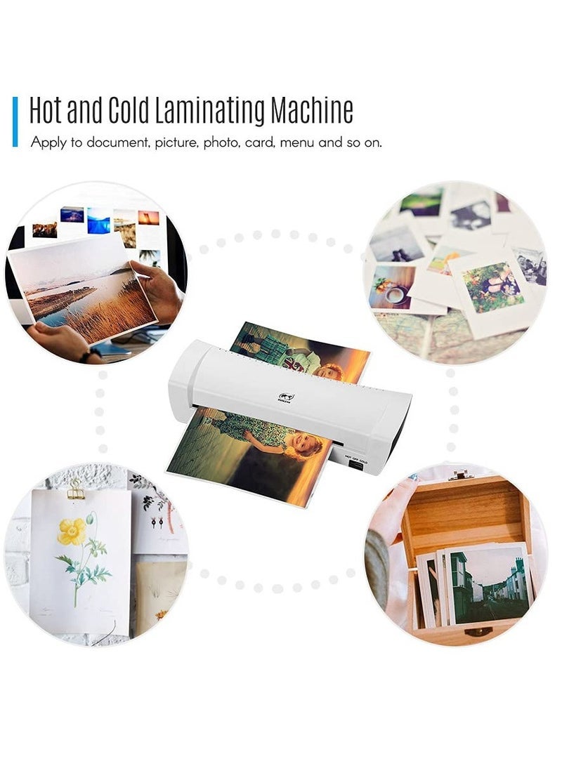 general OSMILE SL200 A4 Laminator Machine, Hot and Cold Lamination, Dual Rollers, Fits A4/A5/A6, for Documents, Photos, Cards – Home, School, Office Use - Image 3