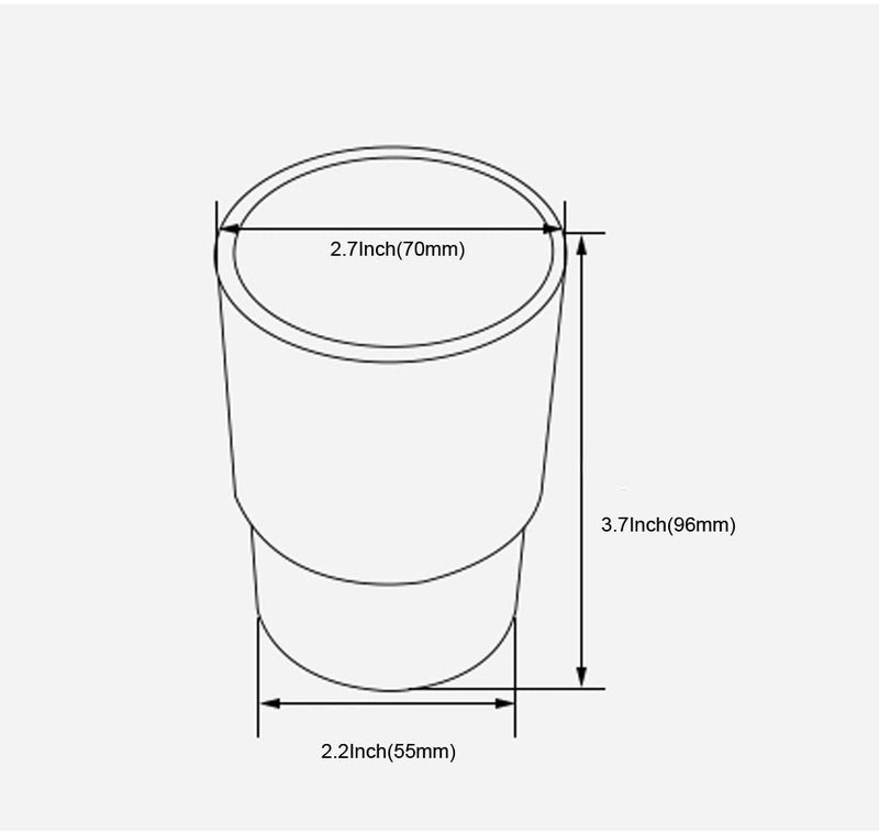 XVL Tumbler Bathroom Frosted Glass Toothbrush Holder Cup Replacement XL40 - Image 3