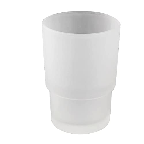 XVL Tumbler Bathroom Frosted Glass Toothbrush Holder Cup Replacement XL40 - Image 1