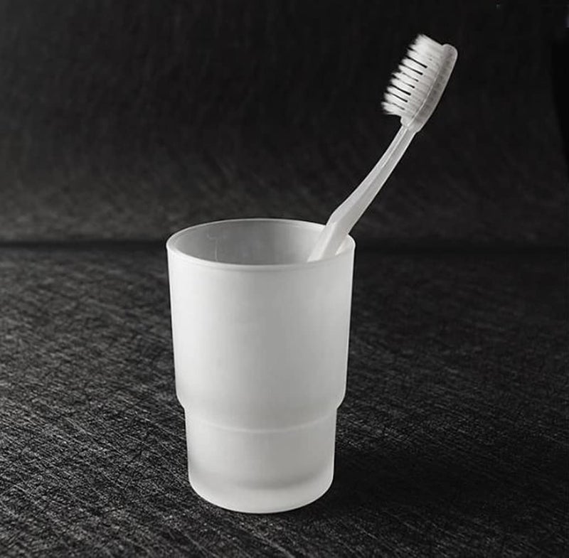 XVL Tumbler Bathroom Frosted Glass Toothbrush Holder Cup Replacement XL40 - Image 2