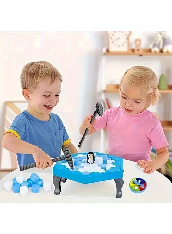 64pcs Penguin Ice Breaking Toy Set Parent Child Educational Thinking Game - Image 1