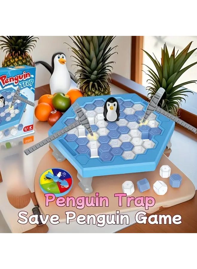 64pcs Penguin Ice Breaking Toy Set Parent Child Educational Thinking Game - Image 2
