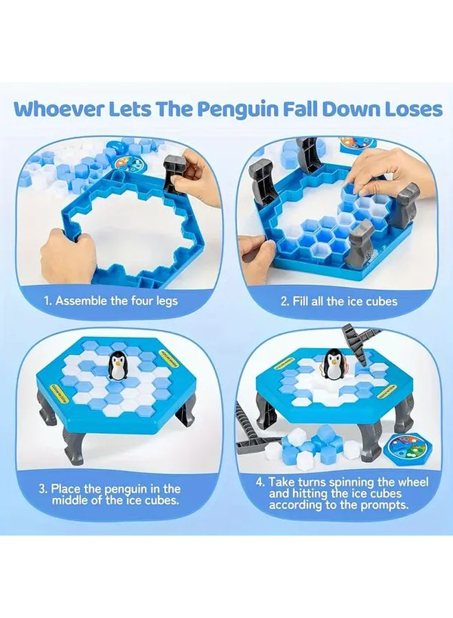 64pcs Penguin Ice Breaking Toy Set Parent Child Educational Thinking Game - Image 5