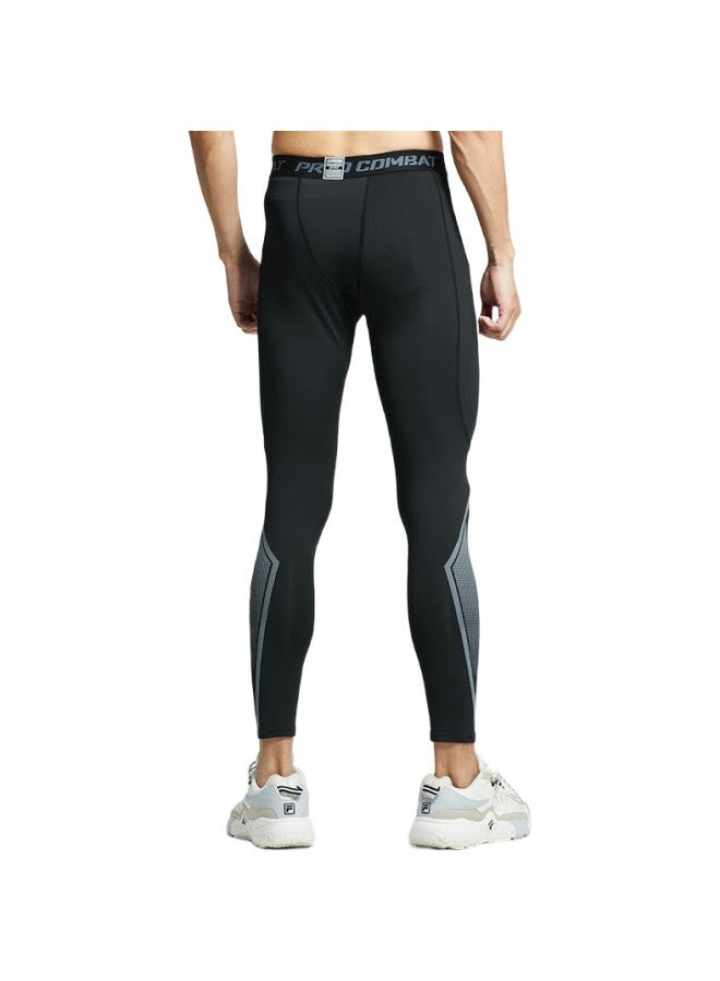 BURUITE Men'S Compression Tights, Quick-Dry, High-Elasticity, Fitness Workout Set, Track And Field Running Suit, Basketball Training Leggings, Compression Stockings - Image 2
