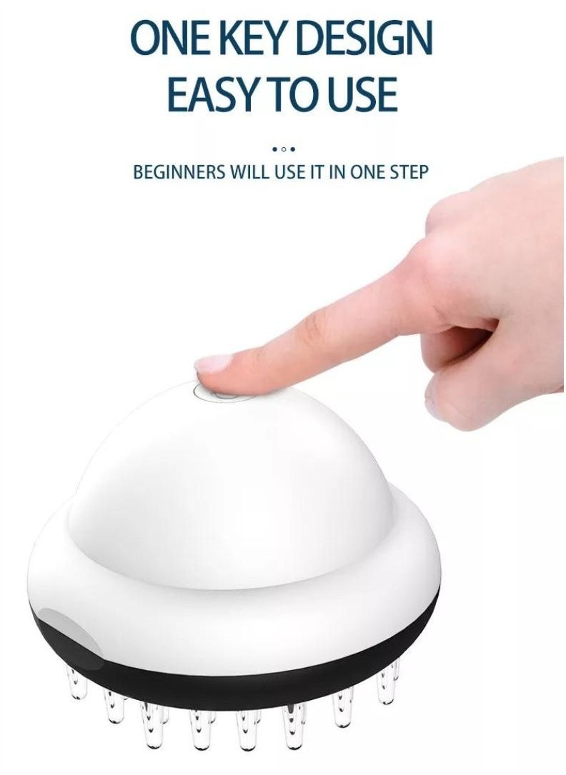 Prime by javaudan Head Massager Battery Operated Silicone Electric Vibration Stress Reliever Scalp Massager  - Image 2