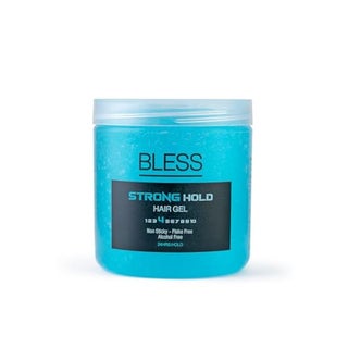 BLESS Curly Hold Hair Gel, Natural Look Styling, For All Hair Types, With Aloe Vera Extract, Panthenol Enriched, 250ml (250, STRONG HOLD)