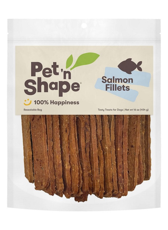Pet 'n Shape Salmon Fillets, 16 oz - Healthy, Protein Rich Treats for Dogs - Image 1