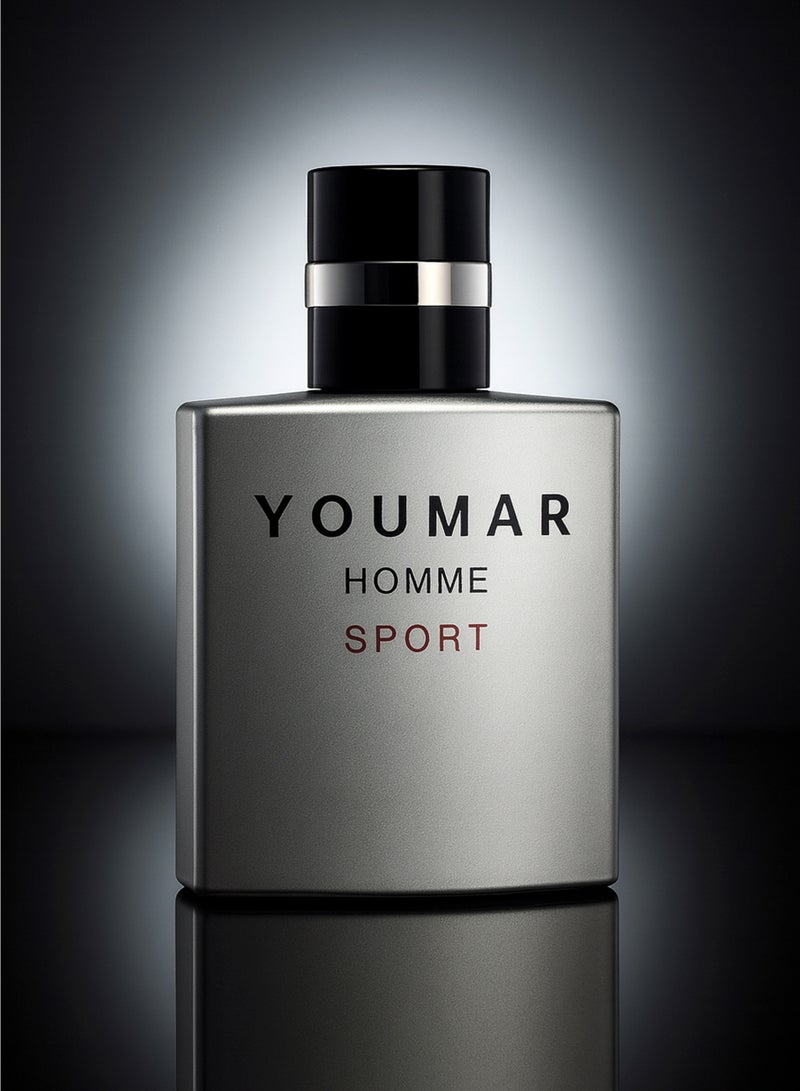 YOUMAR Freshness Youmar Collection Homme Sport No. 0114 | Long Lasting Parfum for Men with Fresh Citrus, Marine, Amber & Vanilla Notes | Eau de Parfum for Men 25 ml - Image 2