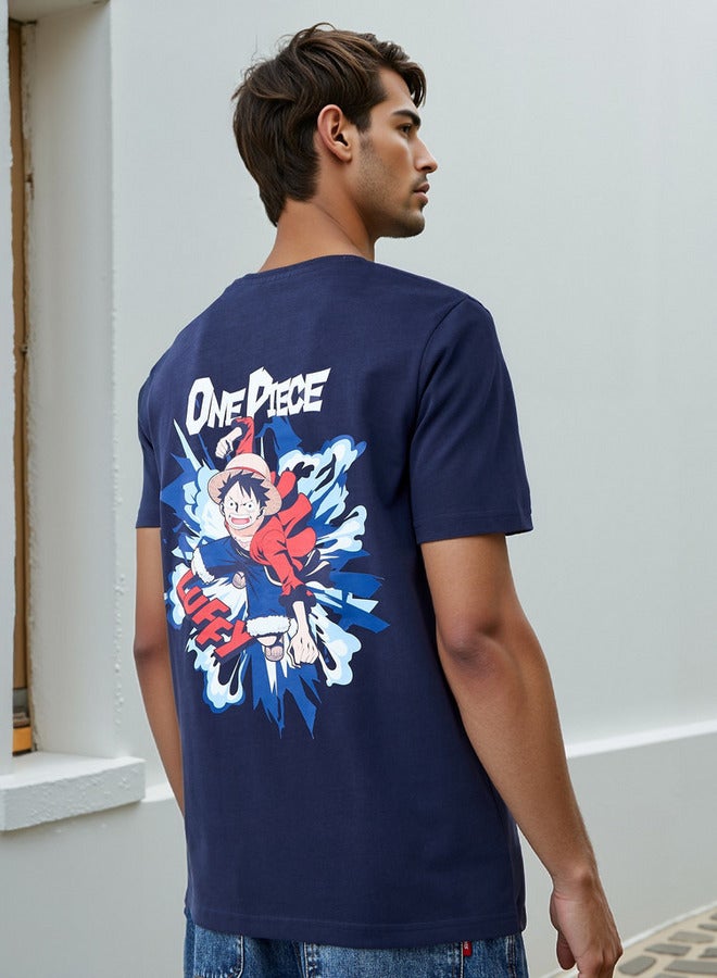 سبلاش فيڤ تيشيرت بطبعة لوفي - Image 1