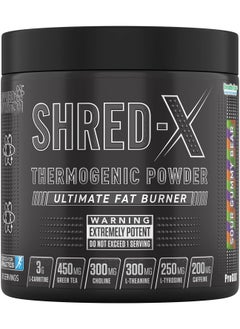 Applied Nutrition Shred X Fat Burner - ABE All Black Everything Fat Burner, Thermo Weight Management (300g - 30 Servings) (Sour Gummy Bear)