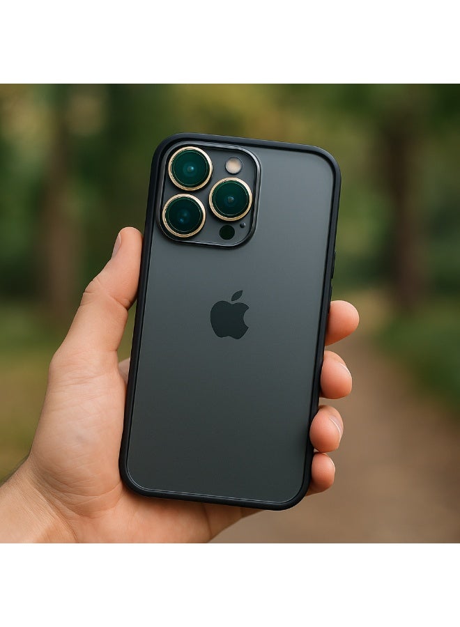 حماية عدسات ايفون 15 برو / برو ماكس – غطاء عدسات معدني فاخر ضد الخدش والكسر – طبقة حماية عالية الوضوح مع تركيب سهل وثبات قوي - Image 3