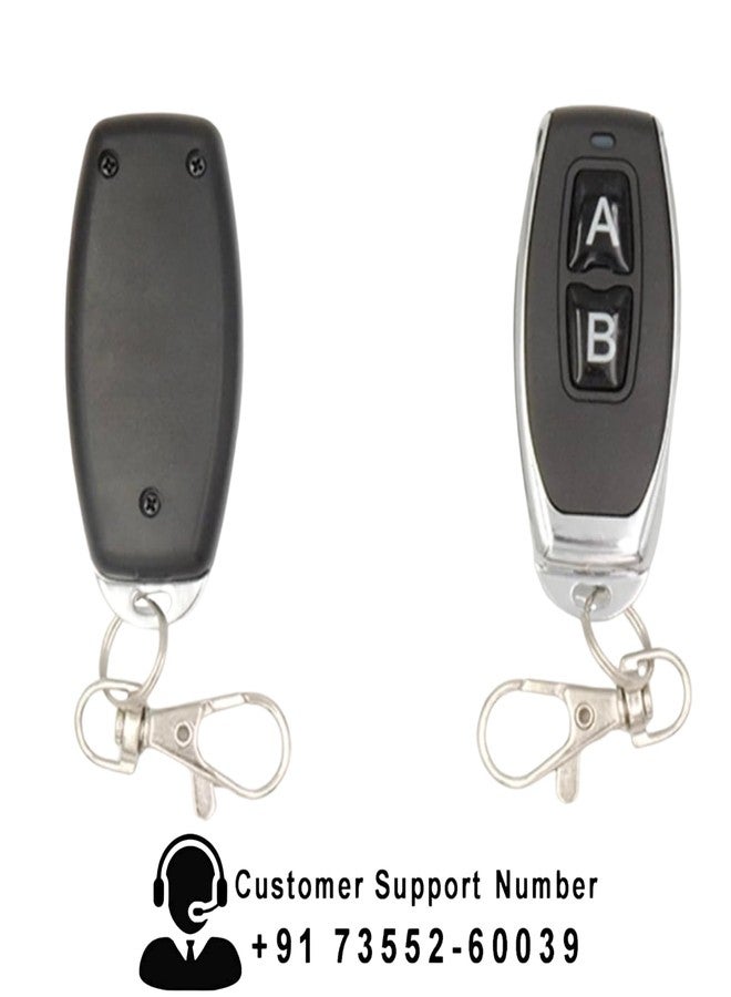 PeriPeri 433 MHz RF Fixed-Frequency Remote Control - EV1527 Code, Simple Pairing for PCB, Garage Doors, Gates & More Two Buttons RF Wireless Learning Code Remote Control Transmitter - Image 3