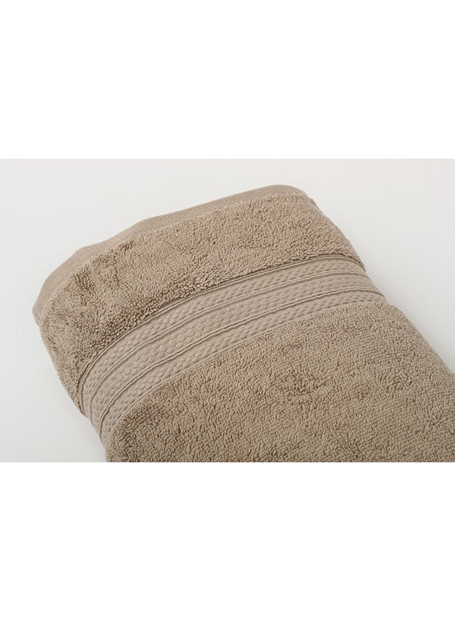 White Rose Towel HARMONY S - 650 GSM - 100% Cotton Terry -Bath Sheet 80x160 cm-Premium Touch-Quick Dry - Super Absorbent-Camel  - Image 2