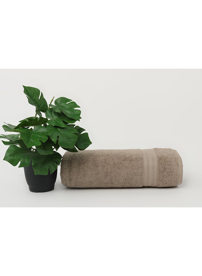 White Rose Towel HARMONY S - 650 GSM - 100% Cotton Terry -Bath Sheet 80x160 cm-Premium Touch-Quick Dry - Super Absorbent-Camel  - Image 1