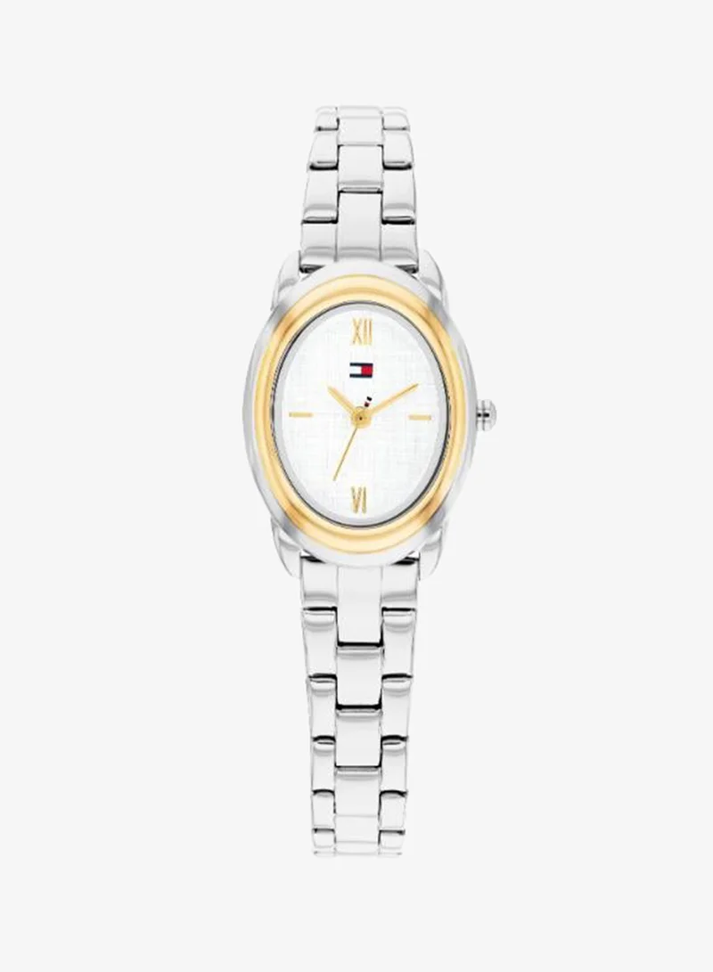 Stainless Steel & Ionic Plated Thin Gold Steel Quartz Watch