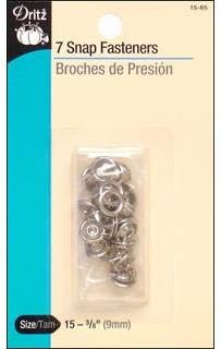 Dritz 1565 Snap Fasteners Size 15 38Inch Nickel 7Count - Image 2