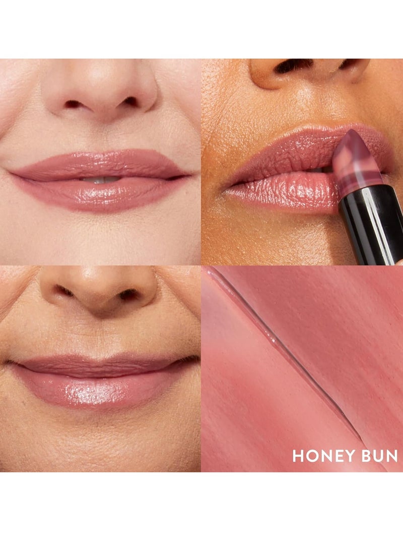 LAURA GELLER NEW YORK LAURA GELLER NEW YORK Italian Marble Sheer Lipstick - Honey Bun - Hydrating & Lightweight - Vitamin E & Caster Seed Oil - Cream Finish  - Image 3