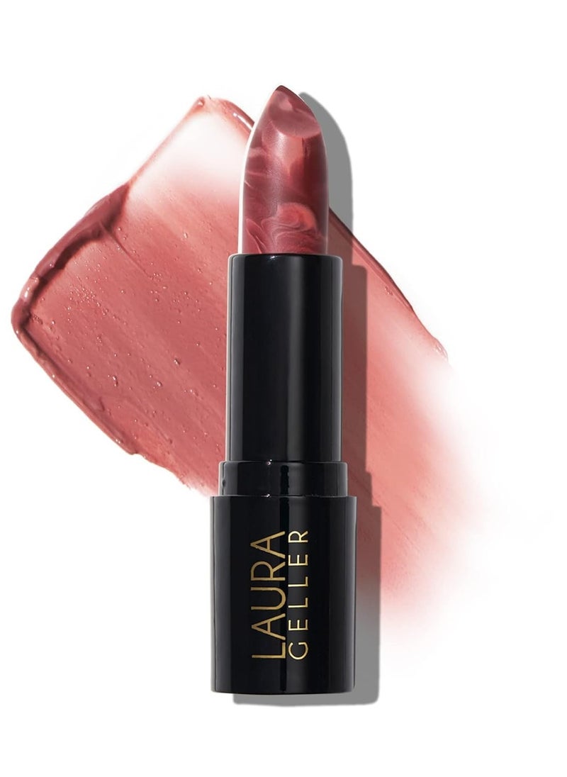 LAURA GELLER NEW YORK LAURA GELLER NEW YORK Italian Marble Sheer Lipstick - Honey Bun - Hydrating & Lightweight - Vitamin E & Caster Seed Oil - Cream Finish  - Image 1