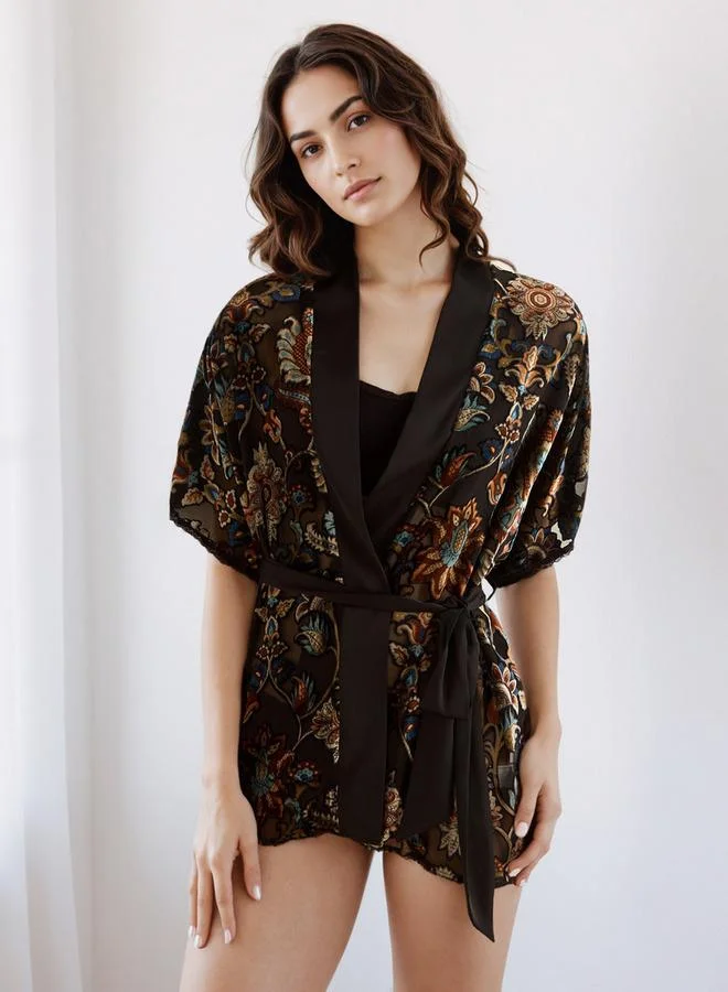 سبلاش فيڤ Robe Mini Length with Belt