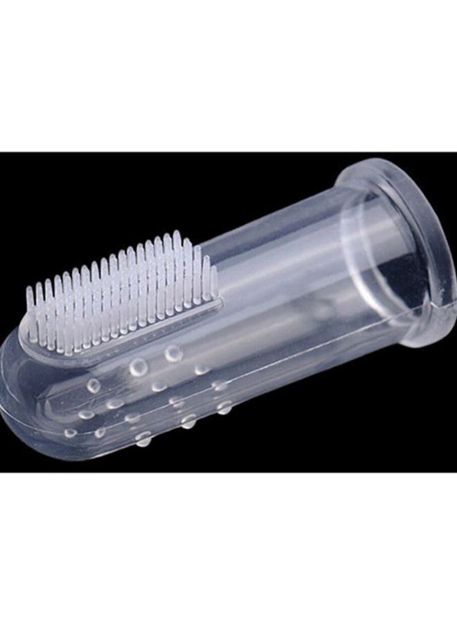 Beauenty Soft Bristle Pet Teething Gum Massager Transparent 2.4x5.4cm - Image 4